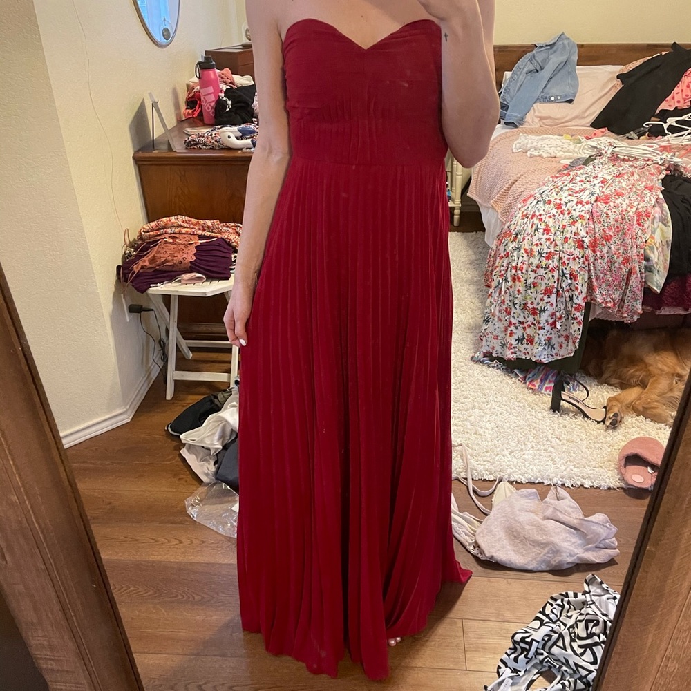 Lulu’s Red maxi dress